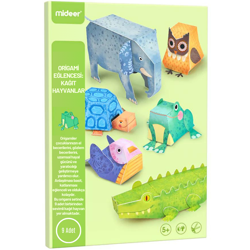 Origami Eğlencesi - Kağıt Hayvanlar